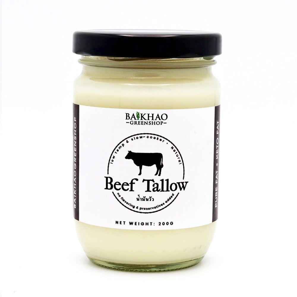 Beef Tallow / Wet rendering- Less Odor (low temp& slow-cooker) Keto fat