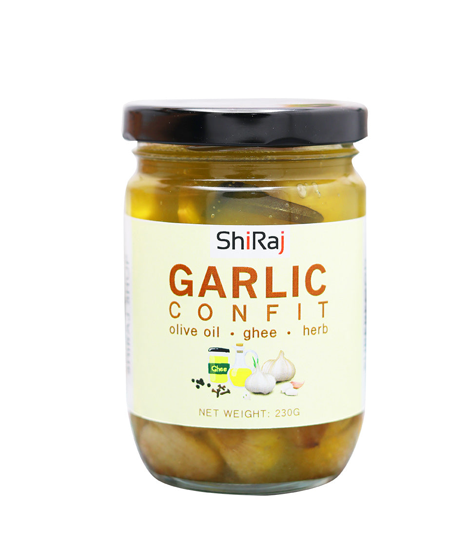 Garlic Confit in Ghee & Extra Virgin Olive Oil slow-cooker  NO Vegetable OIL